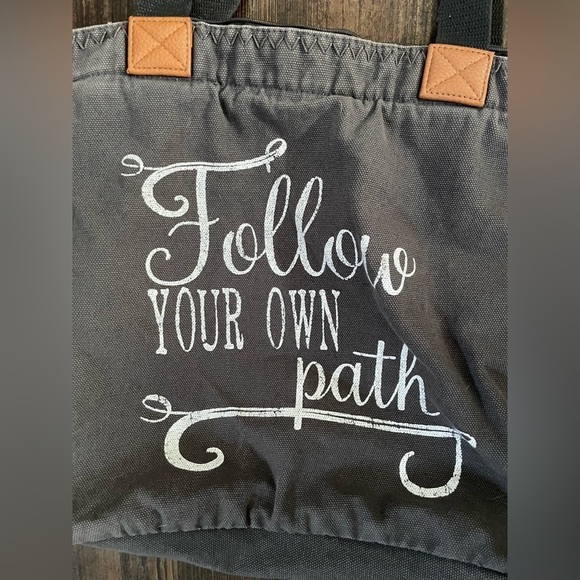 Thirty One grey denim tote - Picture 2 of 8